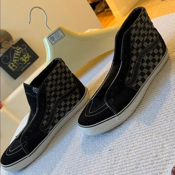 Vans check high-tops - unworn - no laces - Picture 2 of 11